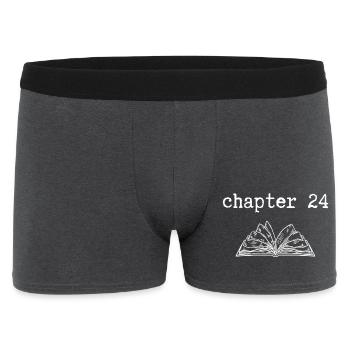 chapter 24 Birthday - Men's Boxer Shorts - charcoal grey - Front