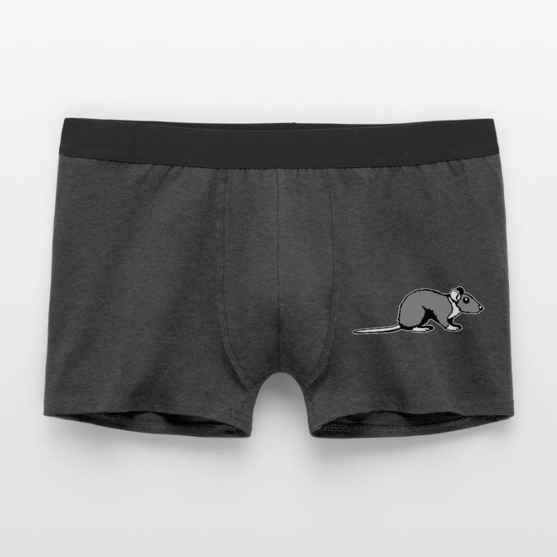 Profil secondaire de rat Mignon, bande dessinée drôle d’animal rongeur Boxer Homme