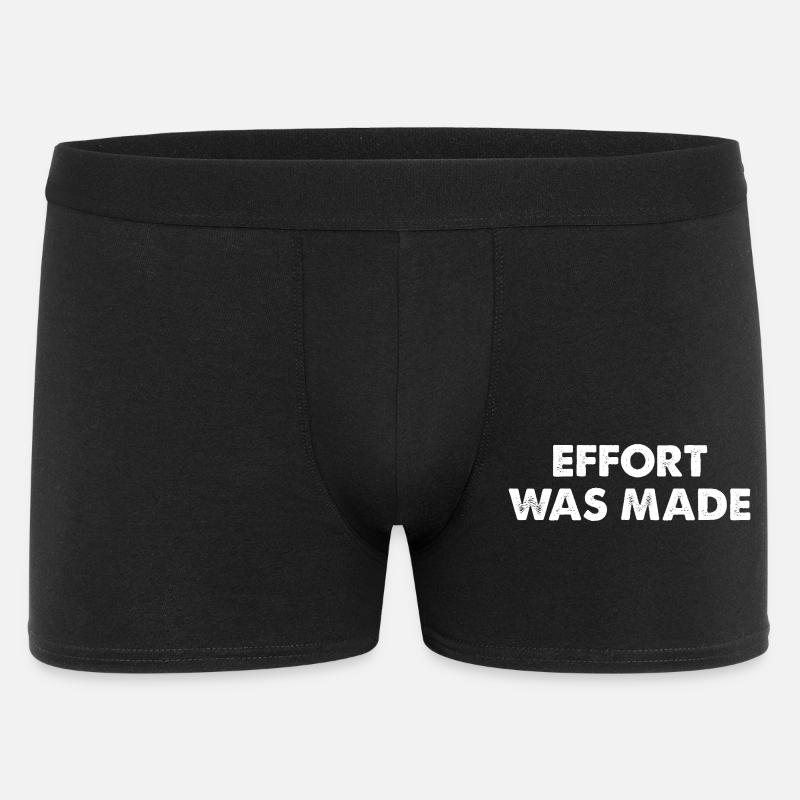Des efforts ont été faits - Boxer Homme - noir
