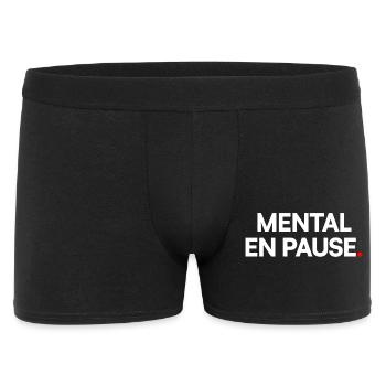 Mental pause - Men's Boxer Shorts - black - Front