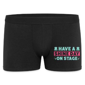 Musical Theatre Have A Shine Day Theater Gift - Männer Boxer Shorts - Schwarz - Vorne