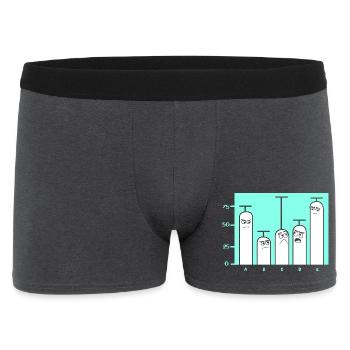 Programmierer Coder GPT - Männer Boxer Shorts - Anthrazit - Vorne
