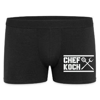 chef_koch - Boxer Homme - noir - Devant