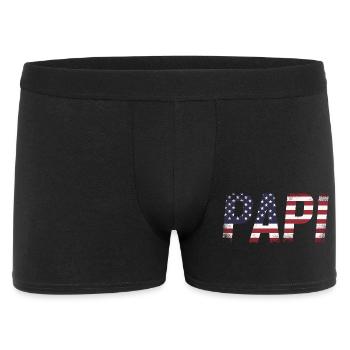 Daddy USA Flag Vintage Dad - Men's Boxer Shorts - black - Front