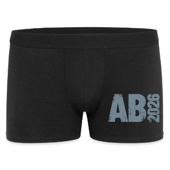 Abi 2026 - Abitur - Gift | minimal design - Men's Boxer Shorts - black - Front