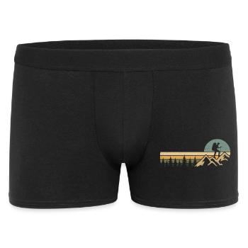 Randonnée dans les montagnes Alpes Randonnée en plein air Randonnée - Boxer Homme - noir - Devant
