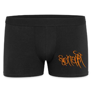 Graffiti Orange Hand Lettering Stuttgart - Boxer Homme - noir - Devant