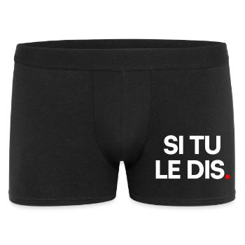 Si tu le dis - Boxer Homme - noir - Devant