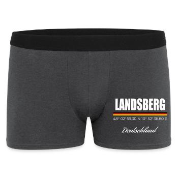 Landsberg - Männer Boxer Shorts - Anthrazit - Vorne