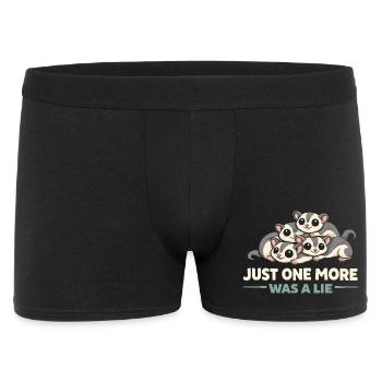 Maman Sugar Glider Amante des animaux exotiques - Boxer Homme - noir - Devant