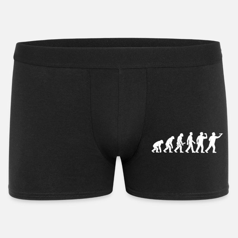 Evolution der Technik - Männer Boxer Shorts - Schwarz