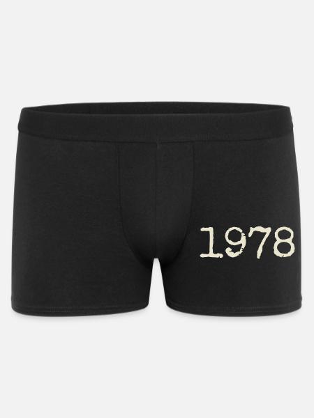 1978 Birthday Gift - Awesome since 1978 - Men's Boxer Shorts - black