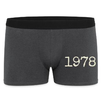 1978 Birthday Gift - Awesome since 1978 - Men's Boxer Shorts - charcoal grey - Front