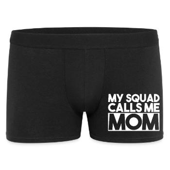 My Squad Calls Me Brother Slogan Typography - Men's Boxer Shorts - black - Front
