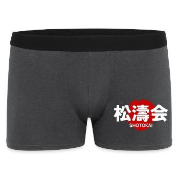 Shotokai Karate Martial Art GYM Japanese Kanji - Men's Boxer Shorts - charcoal grey - Front