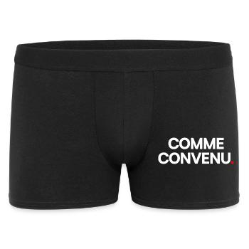Comme convenu - Boxer Homme - noir - Devant