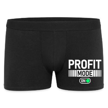 Mode profit sur Bourse Trader - Boxer Homme - noir - Devant
