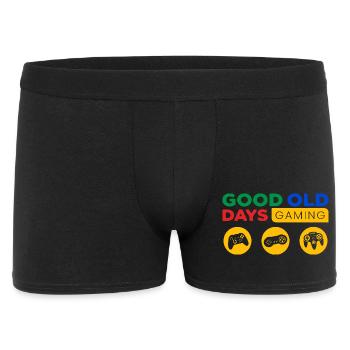 Gamer Design In Vintage Style Gaming For Many Year - Men's Boxer Shorts - black - Front