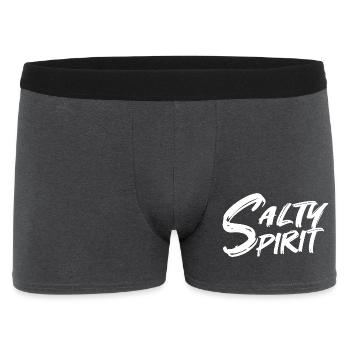 Salty Spirit Funny Sarcastic Quote Sarcasm Humor - Men's Boxer Shorts - charcoal grey - Front
