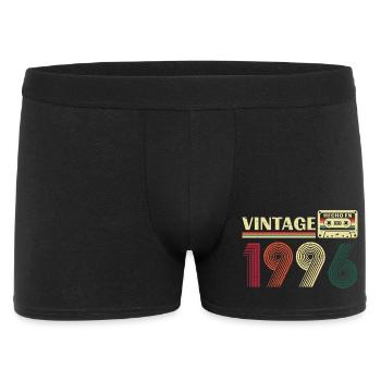 1996 Vintage Cadeau D'anniversaire Homme Femme - Boxer Homme - noir - Devant