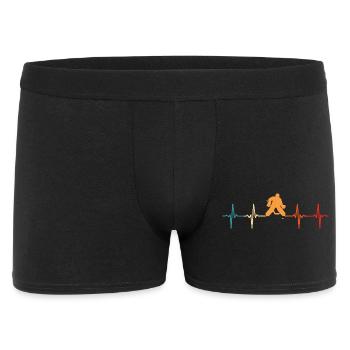 Eishockey Torwart Herzschlag Eishockey Torwart - Men's Boxer Shorts - black - Front