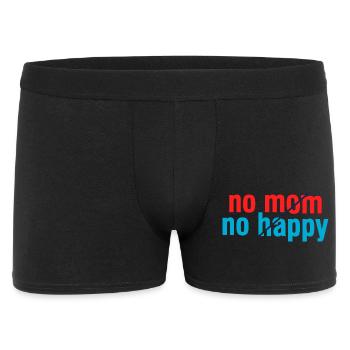 Non, maman, pas de discours sarcastique et sarcastique heureux - Boxer Homme - noir - Devant