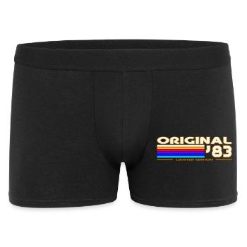 Original 83 Rainbow Retro Logo - Men's Boxer Shorts - black - Front