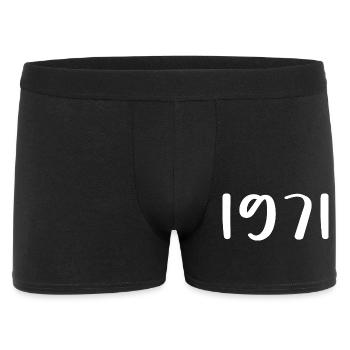 1971 Limited Edition 55th Birthday 1971 - Men's Boxer Shorts - black - Front