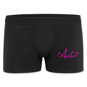Anika Signature Neon Pink - Men's Boxer Shorts - black - Front
