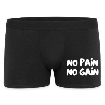 No pain no gain - Men's Boxer Shorts - black - Front