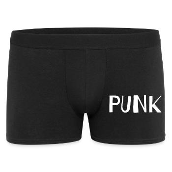 Logo punk Design urbain - Boxer Homme - noir - Devant