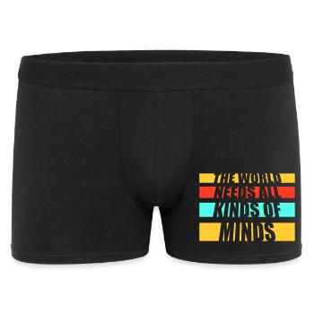 Le monde a besoin de toutes sortes d’esprits inspirants - Boxer Homme - noir - Devant