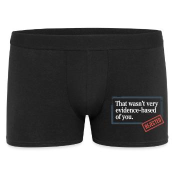 That Wasn't Evidence-Based Medicine Lab Nerd Doctor - Men's Boxer Shorts - black - Front