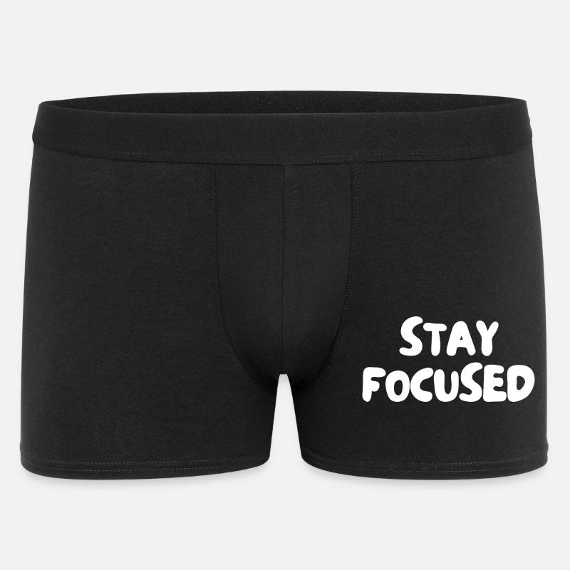 Restez concentré - Boxer Homme - noir
