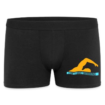 I Can't I Have Swimming Funny Swimmer Excuse - Men's Boxer Shorts - black - Front