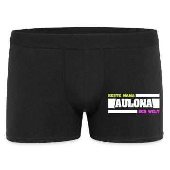 Beste Mama Alona der Welt - Männer Boxer Shorts - Schwarz - Vorne