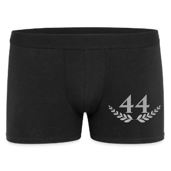 44 - Männer Boxer Shorts - Schwarz - Vorne