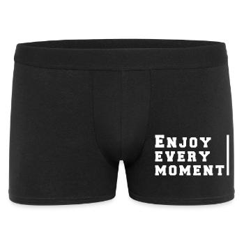 enjoy every moment - Men's Boxer Shorts - black - Front