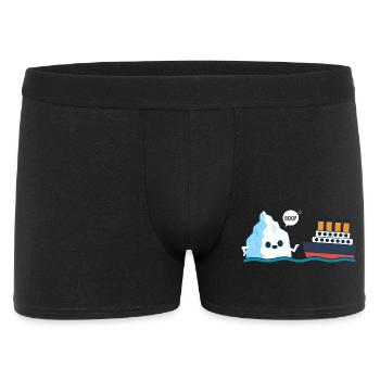 Titanic Comique Titanic et parodie de Boop I-ceberg - Boxer Homme - noir - Devant