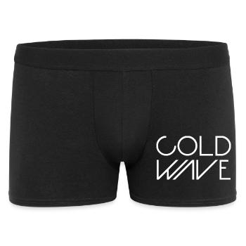 Cold Wave Minimalist Typography - Men's Boxer Shorts - black - Front