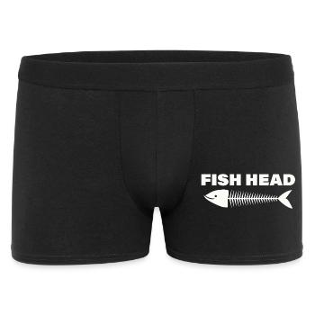 tête de poisson - Boxer Homme - noir - Devant