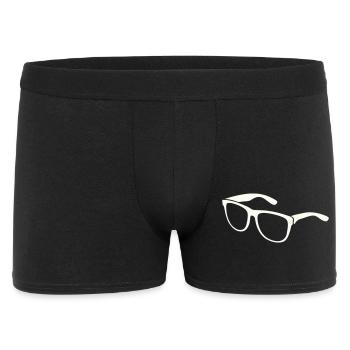 Sunglasses Silhouette Minimal Print - Men's Boxer Shorts - black - Front