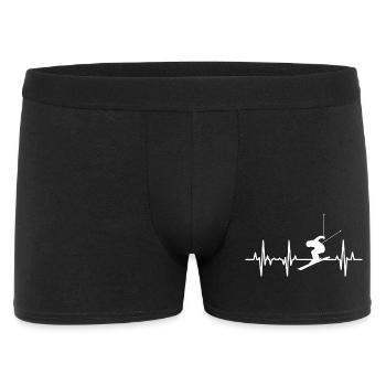 Skiing Heartbeat - Boxer Homme - noir - Devant