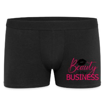 Beauty is My Business Maquilleuse MUA Salon - Boxer Homme - noir - Devant