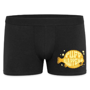 Le Poisson-Globe Suff Arrive - Boxer Homme - noir - Devant