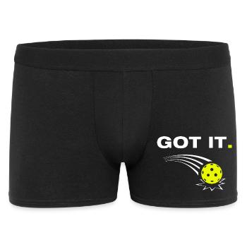 Got it lustiges Pickleball Spieler - Männer Boxer Shorts - Schwarz - Vorne