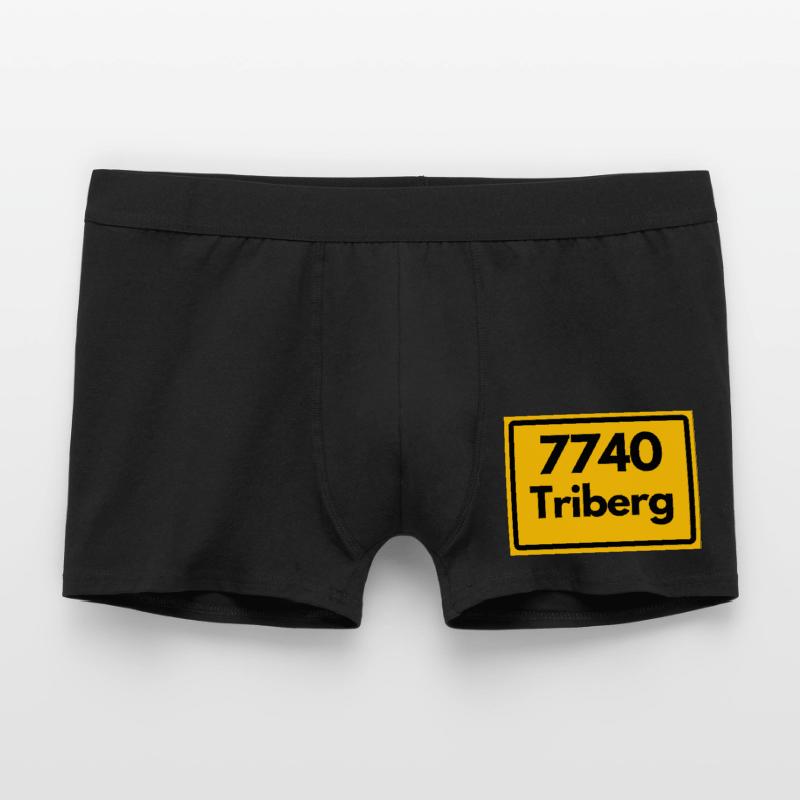 OLD POSTCODE ZIP CODE RETRO 7740 TRIBERG HEIMAT Men's Boxer Shorts