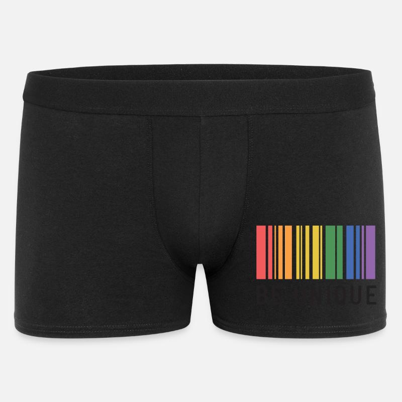 LGBT-Pride-Monat – Sei einzigartig - Männer Boxer Shorts - Schwarz