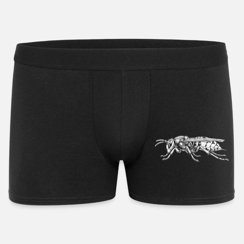 Wespe - Männer Boxer Shorts - Schwarz