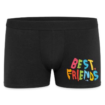 Meilleurs ami - Boxer Homme - noir - Devant